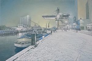 Celso Martinez Naves Hafen im Winter 40 x 60 cm.JPG